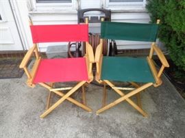 2 Director's chairs