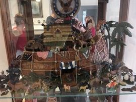 This a Thomas Kinkaid Noah's Ark with a tone of extras!  A really neat piece.