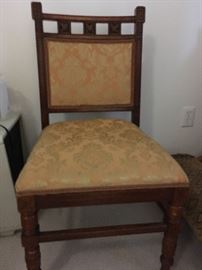 This Victorian-era chair has a matching twin!