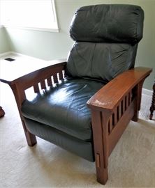 Wood & Leather Chair