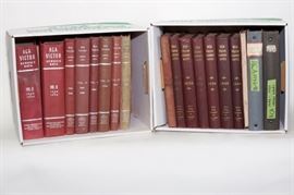 Lot of (2) Boxes RCA 1931-1952 Service Notes/Data Binders/Books