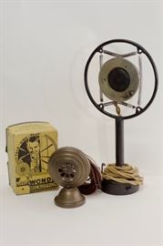 Lot of 2 Antique Microphones