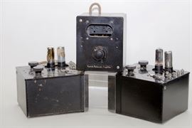 Lot of (2) RCA 1924 Radiola III's + RCA 1924 Radiola Balanced Amplifier