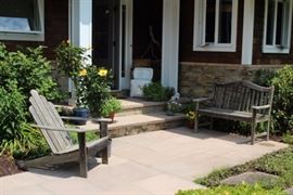 Adirondak Chair and Garden Bench