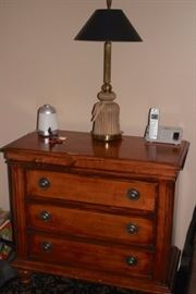 3 Drawer Night Stand and Lamp