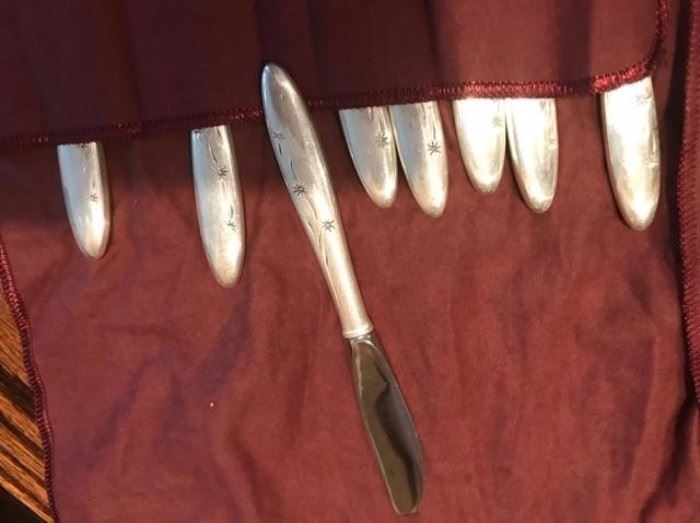 Sterling Knives from Set of Sterling Flatware