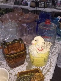 Lance cookie jars, and old cookie jars