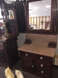 beautiful marble top dresser