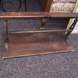 early store wrapping paper holder from a country store