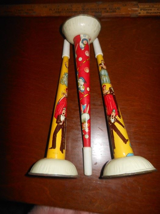 Vintage USA party noise makers
