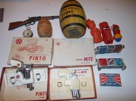 Old toy guns & other