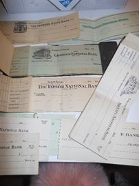 Old counter checks  30s,40s,50s & more