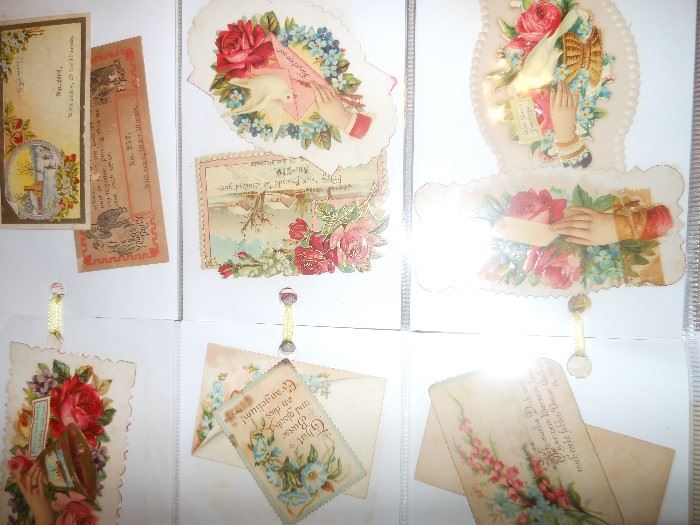 Antique calling cards