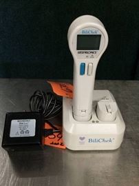 WOW Used One Just Sold On Ebay $1200 Respironics BiliChek System Noninvasive Assessment Device Bilirubin Meter Extra Battery Pack & Adapter Included! Very Nice Condition!
