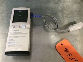Retails USED $500 Nellcor N-20P Handheld Portable Pulse Oximeter Monitoring Printer Includes Finger Probe Oxygen Saturation Monitor Medical Device - Excellent Working Condition
