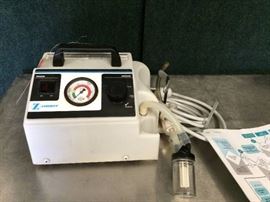 Retails Used $400 Zimmer Aeros Instavac Tabletop Critical Care Aspirator High Vacuum & High Flow Suction Pump Unit - Excellent Condition!
