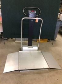 Welch Allyn Scale-Tronix Model 6702 Portable Wheelchair Scale
