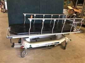 Retail Used $3000! Hausted Horizon Hydraulic 500 lb Weight Capacity Multipurpose Surgical Stretcher EMT Gurney Hospital Transport Bed Free Used Mattress - Great For Mechanics Too - Super Condition!
