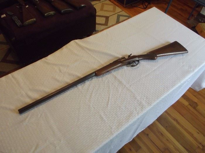 Belgian Flobert rifle , Percussion type, .32 Caliber . Age estimated at 1920's-1930's .