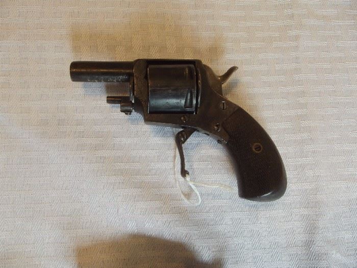 Bulldog one, Folding trigger revolver. Neat pocket gun.