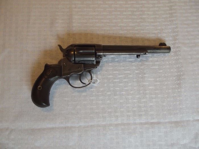 Colt Lightning Double-Action Revolver , date 1877, serial:137822 . Rare .38 Caliber . 