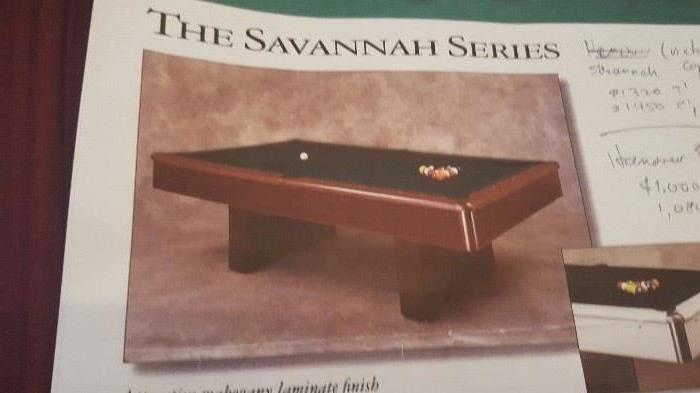 Pool table with accessories  $250 00