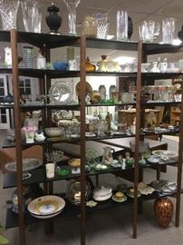 Serving pieces, vases, decorative, etc.