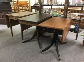 Drop leaf and other side tables