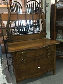 Oak washstand