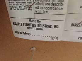 Dining Room - table and chairs (bassett)