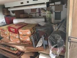 Various machinist hardware and train related items