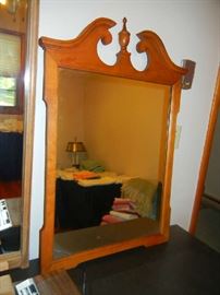 Maple Wall Mirror - Maple Dresser also available