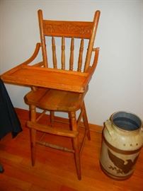 Childs Wooden High Chair