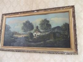 oil on board original to the estate