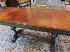 library trestle table