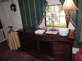 break front. two top and other storage piece in the office by Lexington