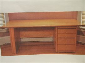 Custom Maple Desk, it's already unassembled and ready to go.