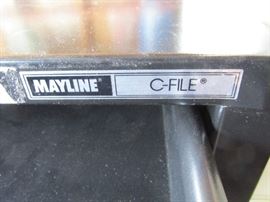 5-drawer Mayline flat file map cabinet