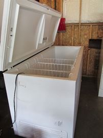 Freezer, Sears/Kenmore #253.9183512   mfg. 12-99,  27.5 cubic feet,  69" wide, 29" deep, 35" high