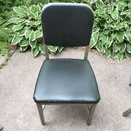 Vintage Art Metal Construction aluminum chair