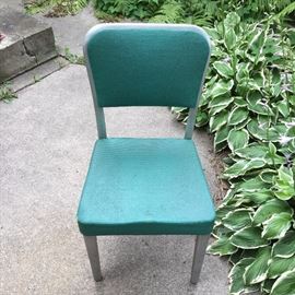 MATCHING SET OF FIVE - vintage Good Form aluminum chairs