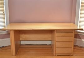 Custom made maple desk (disassembled and ready for pickup)