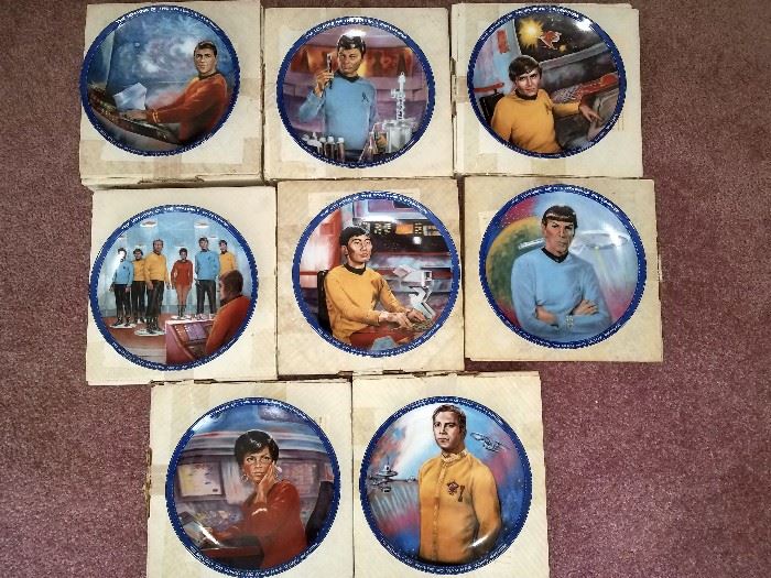 Star Trek collector plates