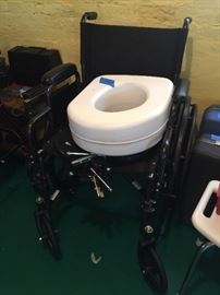 Wheelchair and medical equipment