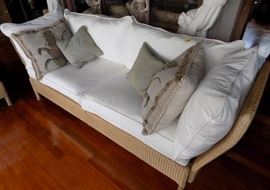 MHE006 Comfy Rattan Sofa w/ Fold Down Armrests