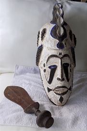 MHE029 Vintage African Tribal Mask