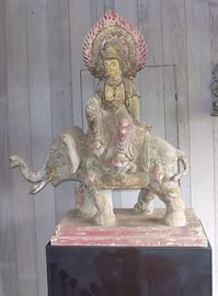 MHE033 Vintage Quan Yin Statue