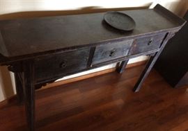 MHE062 Vintage Oriental Wooden Table