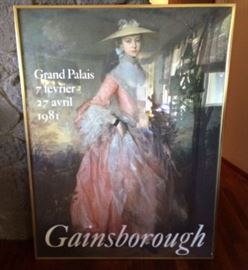 MHE066 Large Gainsborough Picture in Gold Frame