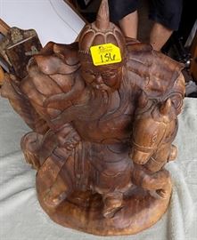 MHE156 Wooden Chinese Warrior